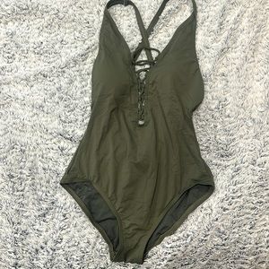 Micheal one piece swim suit.